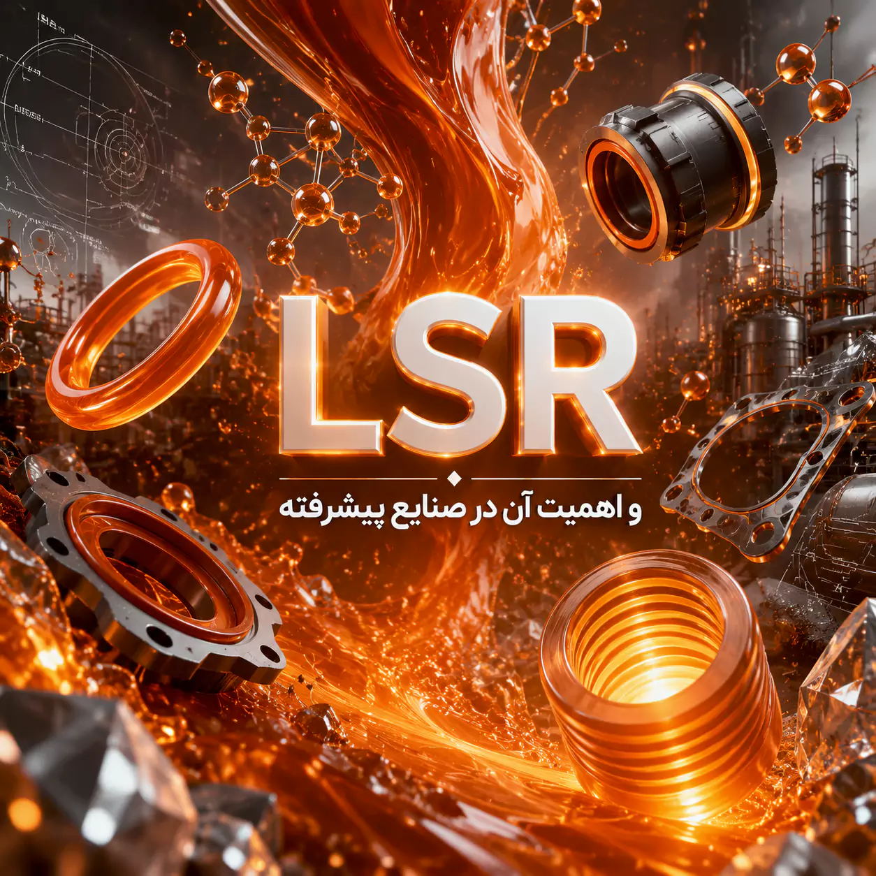 لاستیک سیلیکونی مایع (LSR) چیست و چرا در صنایع پیشرفته اهمیت دارد؟