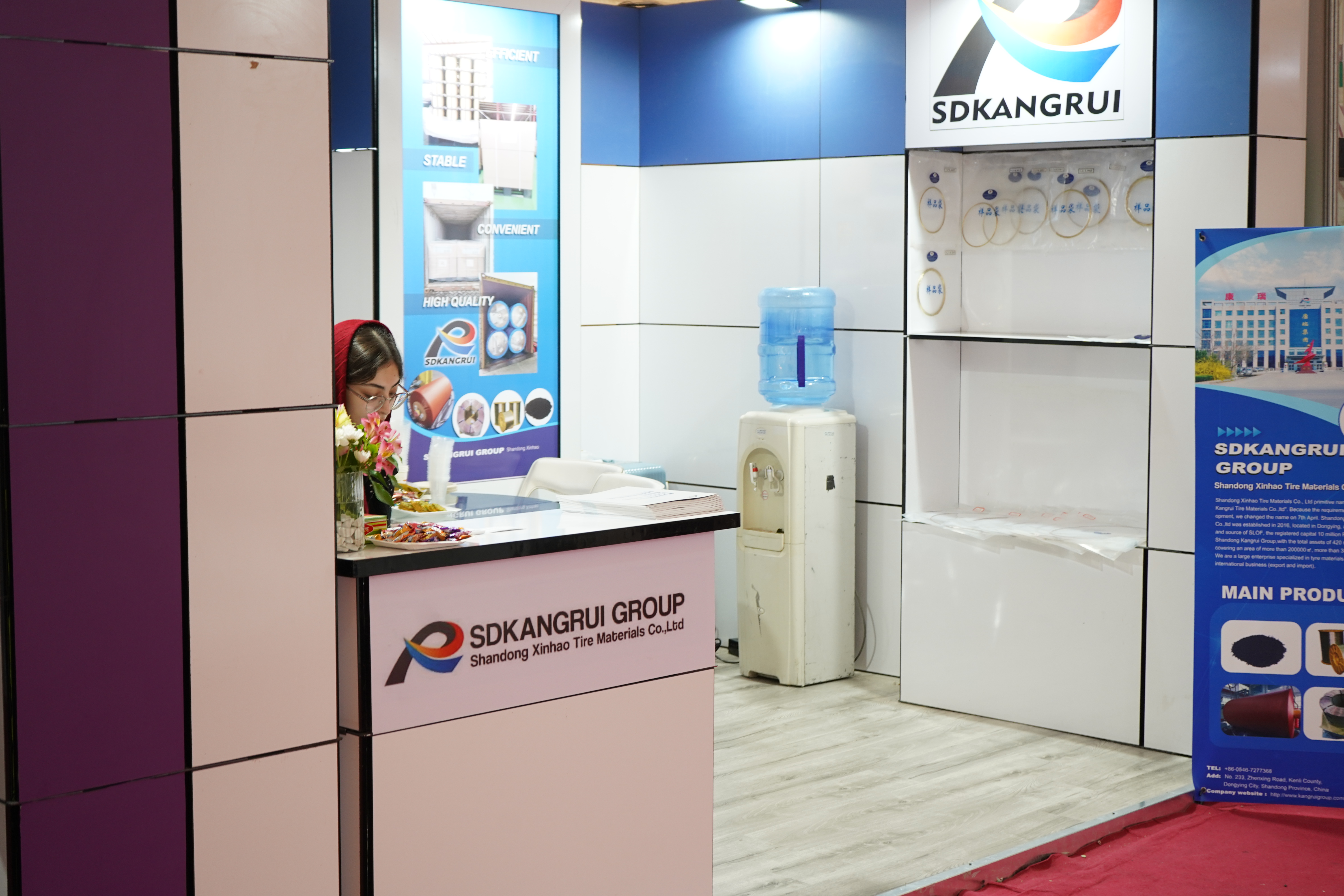 شرکت چینی SDKANGRUI GROUP در هفتمین نمایشگاه بین المللی زنجیره ارزش صنعت لاستیک